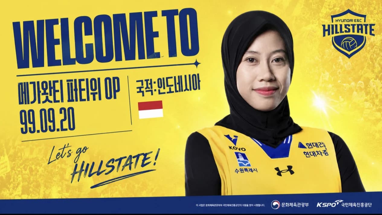 Kapan Megawati Hangestri Debut di Hyundai Hillstate? Ini Perkiraan Jadwal V-League 2026/2027