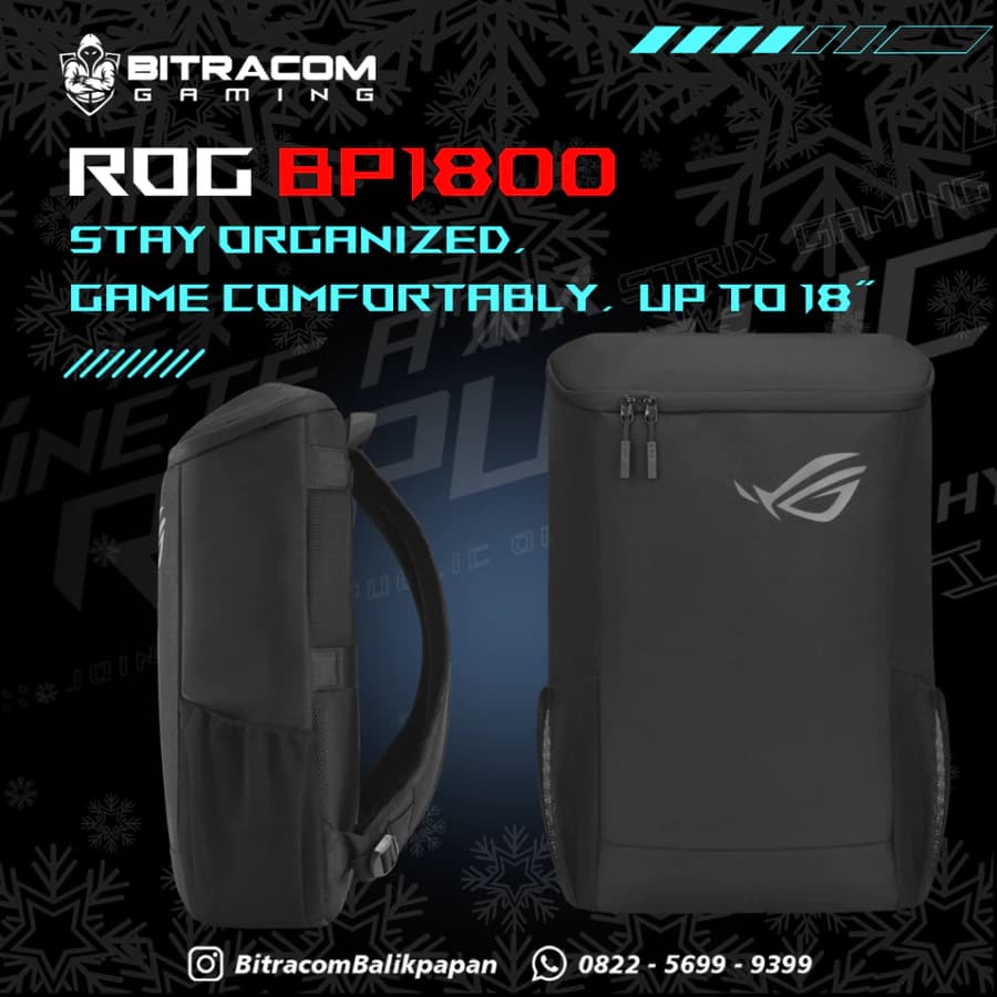 ROG-Gear BP1800 Gaming Backpack 24L Laptop 18" - slide 1