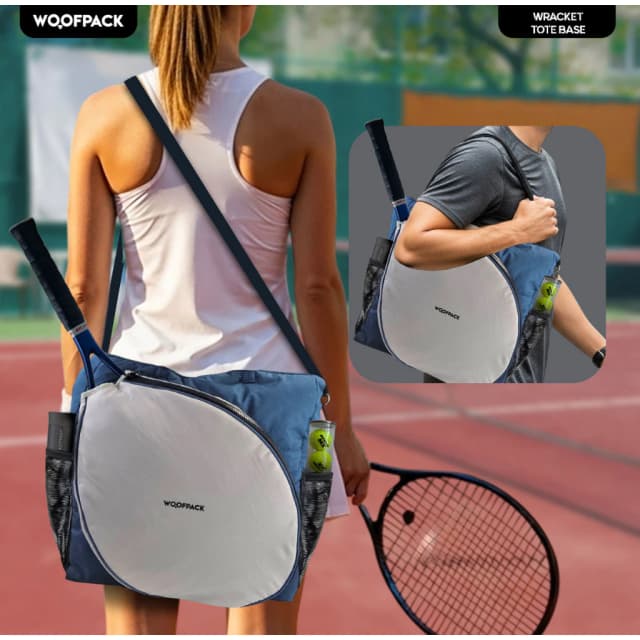 Wrkt1ToteBASE Tas Padel Tas Tenis Tas Badminton Tas Raket Universal Woof Pack de...