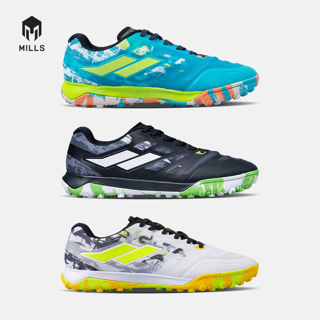 ILLS SEPATU MINI SOCCER VOLTASALA ALVEZ TF BLACK/WHITE/GREEN 9005608 dengan harg... - slide 1